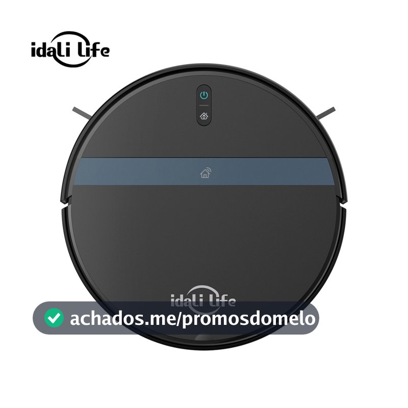 Aspirador de Pó Para Casa Robô Inteligente Com Sensores Anti- queda IDALI LIFE