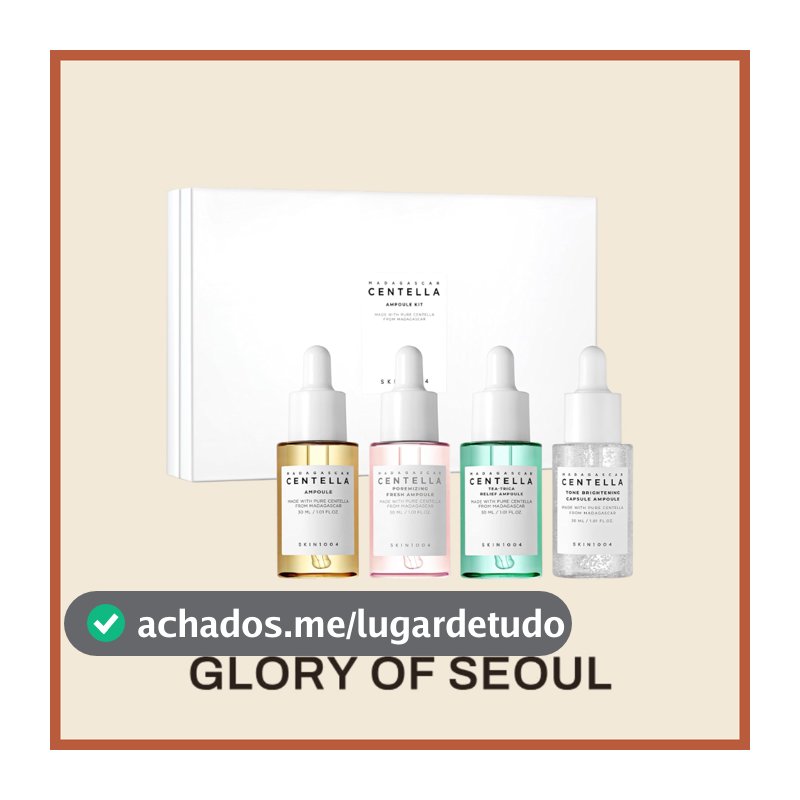 SKIN1004 Madagascar Centella KIT (Tea-Trica Relief Ampoule + Madagascar Centella Asiatica Ampoule + Tone Brightening Capsule Ampoule + Poremizing Fresh)