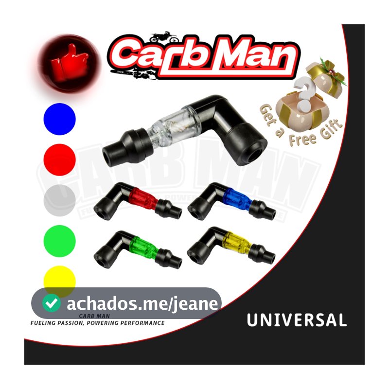 【Atacado】Cachimbo Vela Tampa Da Vela De Ignição Do Flash Motocicleta-Piscante De 90 Graus Acessórios De Ajuste De