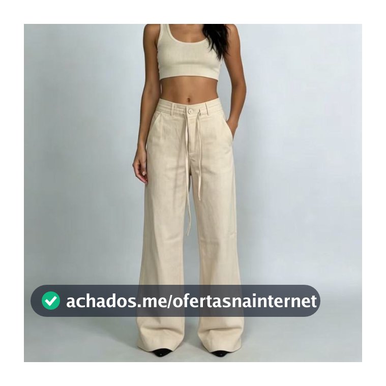 Calça Cintura média Versátil - Perfeita para Looks Casuais e Elegantes