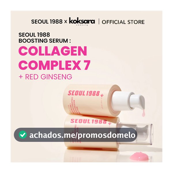 [OFFICIAL] SEOUL 1988 Boosting Serum: Collagen Complex 7 + Red Ginseng 30g