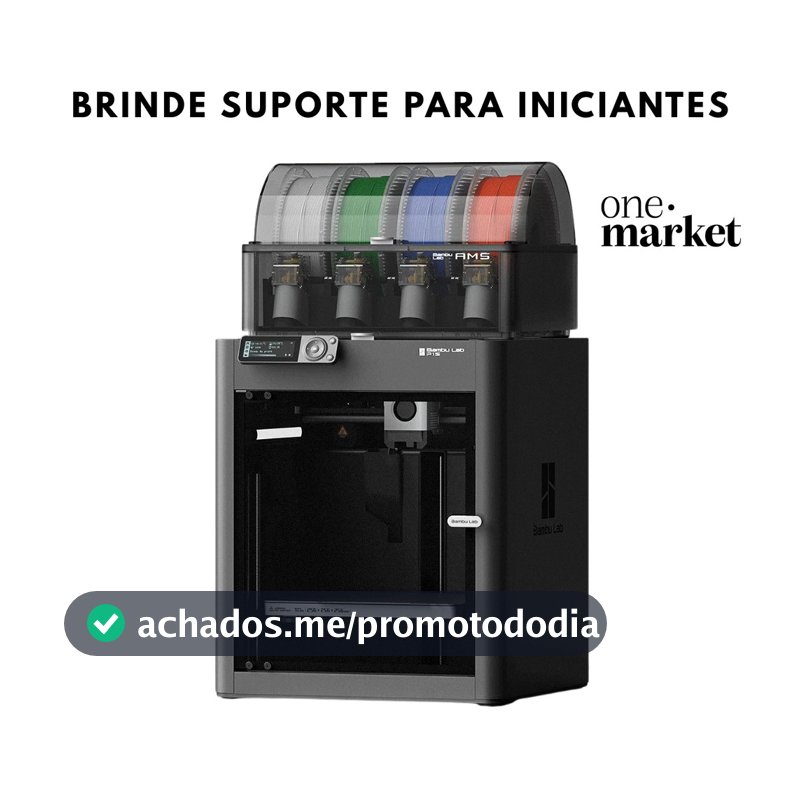 Impressora 3D Bambu Lab P1S Com ou sem AMS(Combo) Bivolt 127/220v
