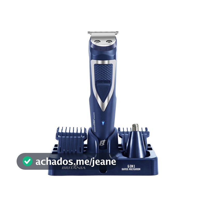 Aparador de Pelos Britânia Multigroom 6 em 1 Bivolt BAPE01
