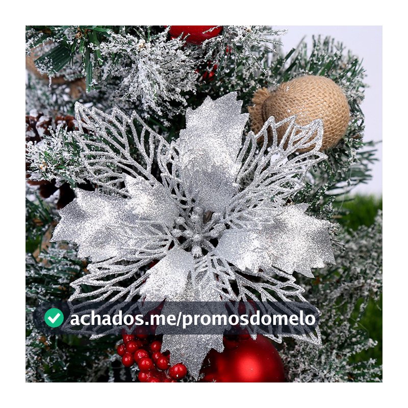 10 Unidades/Pacote Decoração De Árvore De Natal Guirlanda Feriado De Ano Novo