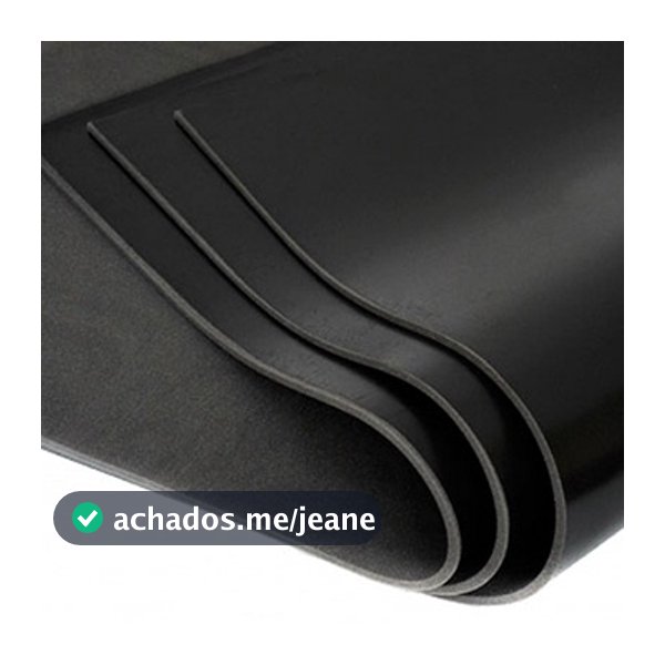 Piso De Borracha Liso 4mm Placa 50x50cm