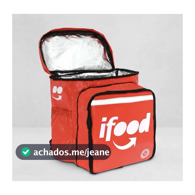 Mochila Bag IFOOD Motoboy Entrega Original Usada