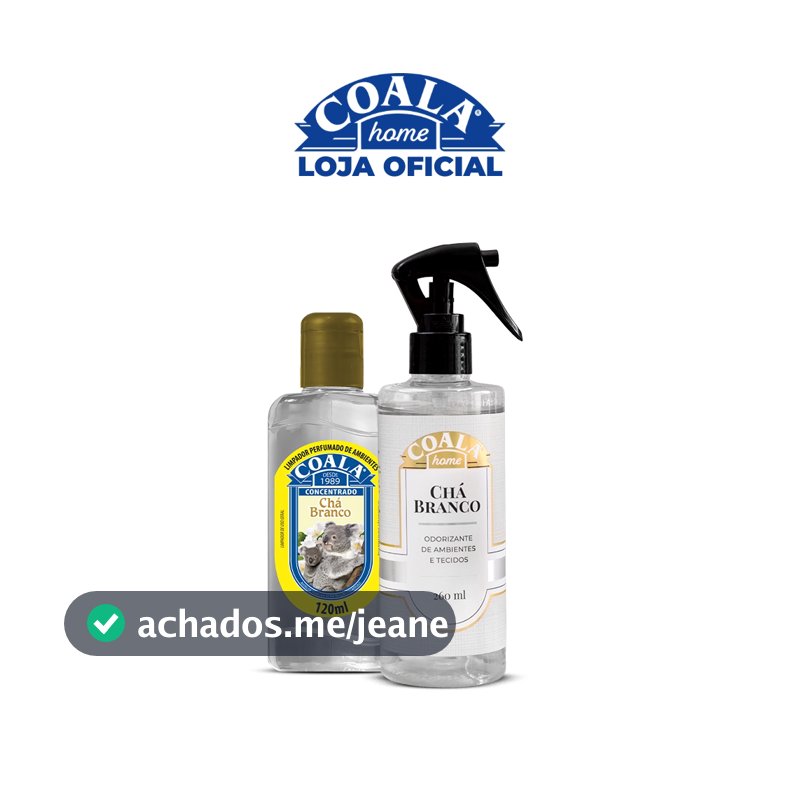 Kit Coala Casa Aconchegante - Chá Branco - 2 Itens