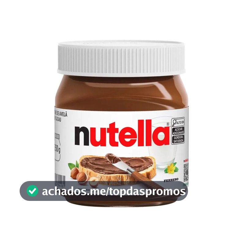 Nutella 350g Creme de Avela Cacau Pote