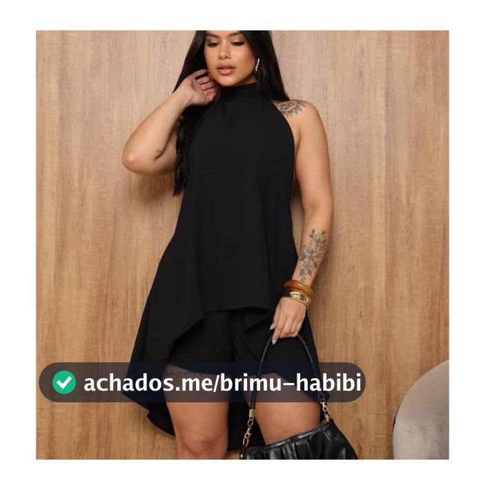 Conjunto Feminino Blusa Assimétrica e Shorts Moda Verão Elegante Casual Chic Look Moderno