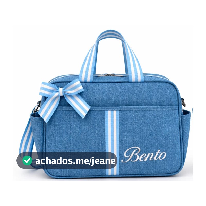 Bolsa Maternidade Grande Personalizada / Bolsa Bebê Enxoval Passeio Menino Menina Unisex