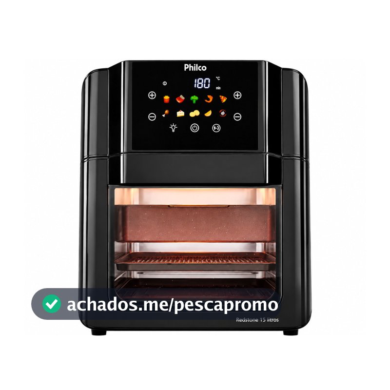 Air Fryer Fritadeira 15l 10 Funções 1900w Paf15c 220v Philco