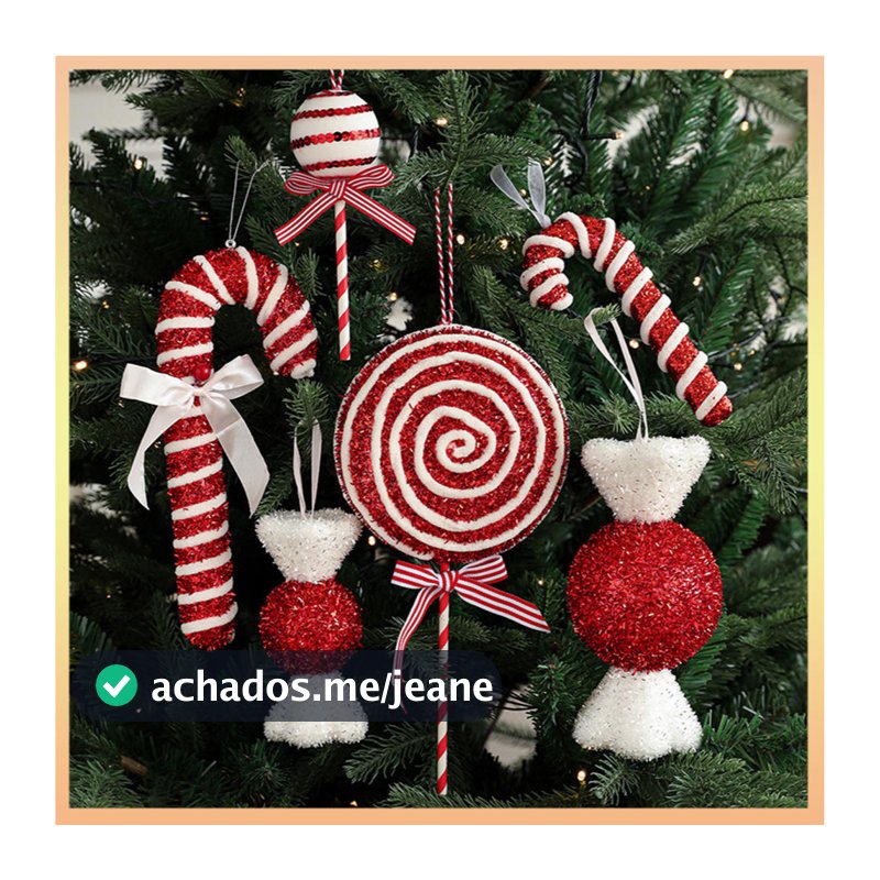 Natal Vermelho Doces Muleta Pirulito Árvore De Pendurado Pingente Ornamentos Presente De Ano Novo Decoração Para Casa
