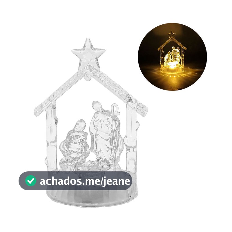 Sagrada Família Led 11x6,5cm em Plástico Fartex