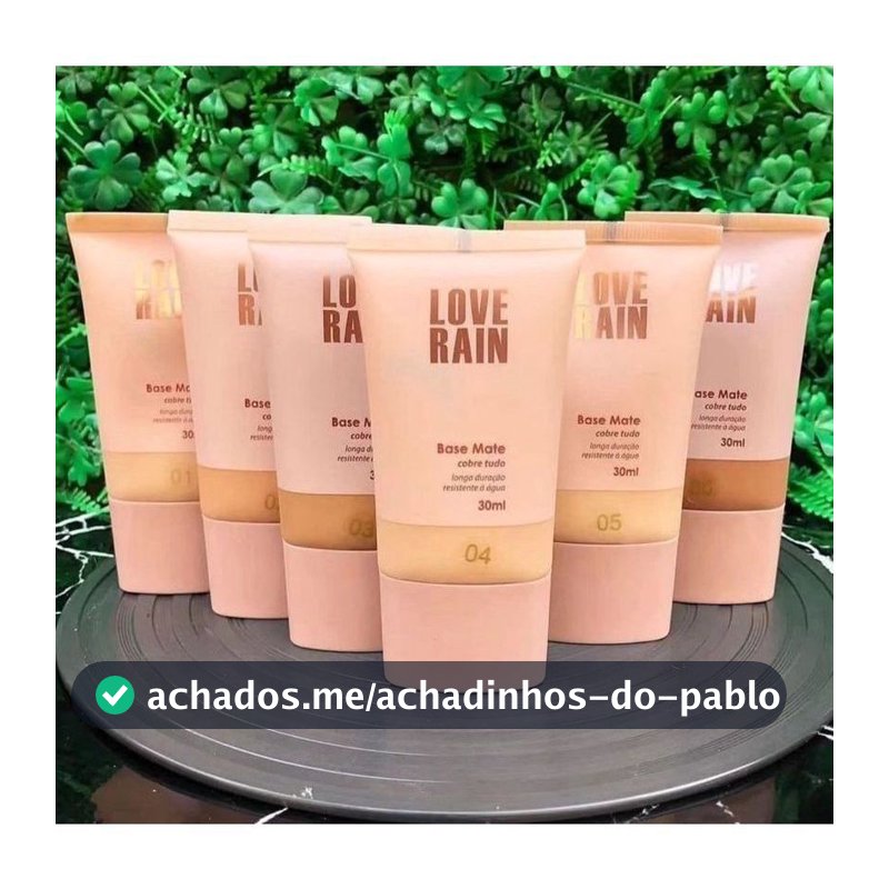Base matte, alta cobertura, à prova d'água, resistente à chuva, longa duração