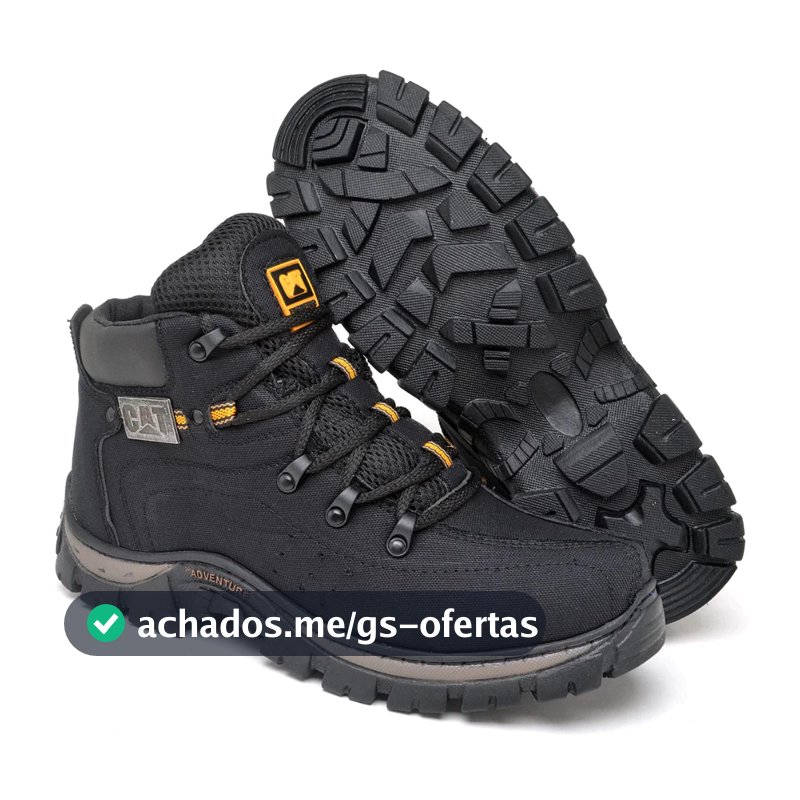 Bota Coturno Masculino Adventure De Qualidade e Barato Envio no Mesmo dia