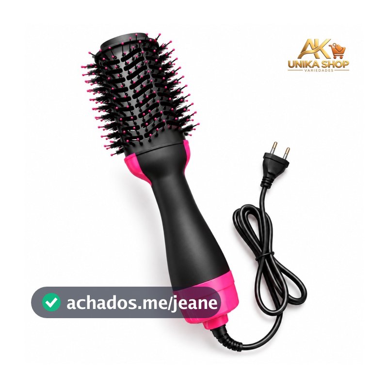 Escova Secadora e Modeladora 3 em 1 127V Seca Alisa e Modela