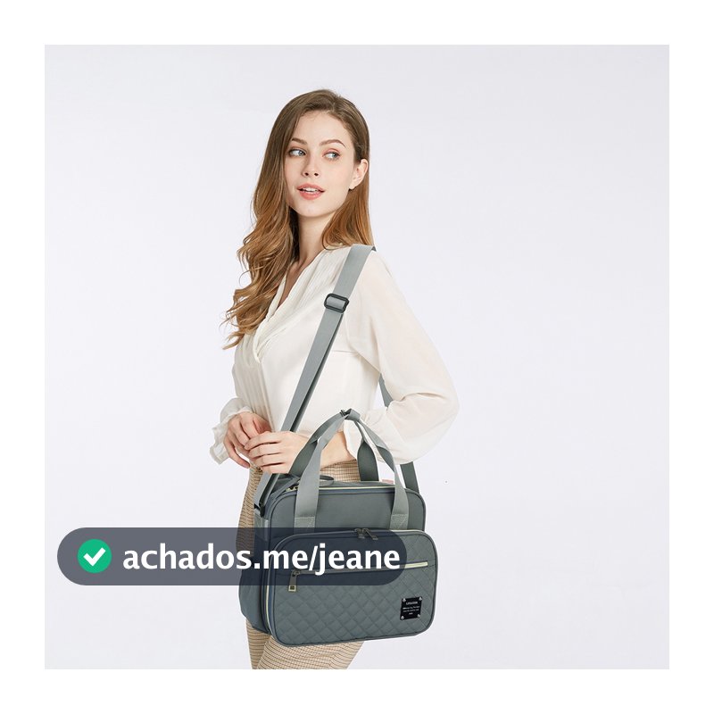 Bolsa Maternidade Feminina Transversal Bebê Menina Menino Lequeen Bolso Térmico