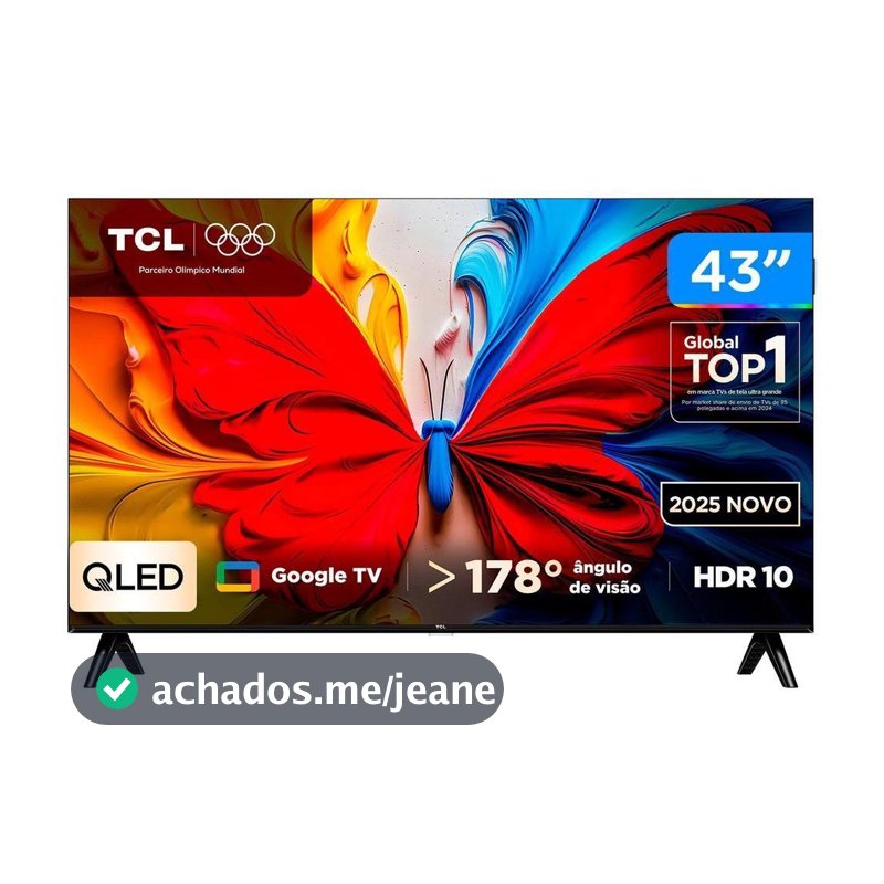 TV TCL Full HD QLED Google TV 2 HDMI