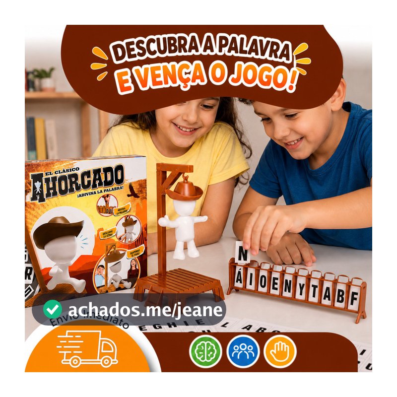 Jogo da Forca Pedagógico Infantil Letras Ocultas Educativo Completo