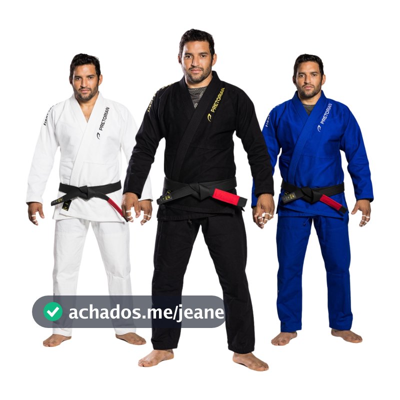 Kimono Adulto Pretorian Jiu-Jitsu / Judo Artes Marciais  Elite  Profissional Fight for Good 450gr