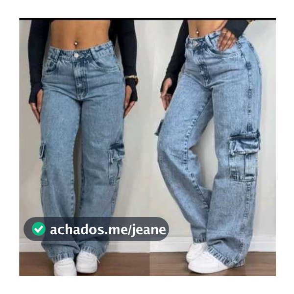 WIDE LEG JEANS  FEMININA PREMIUM