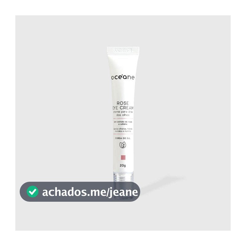 Creme para Área Dos Olhos Roll-On com Extrato de Rosas - Rose Eye Cream 20g