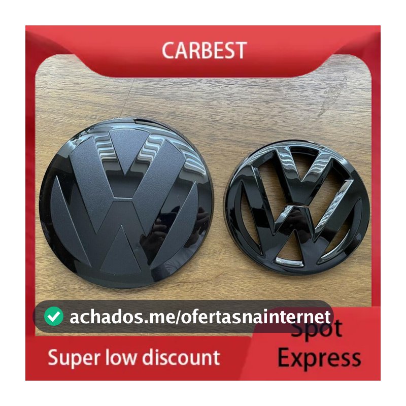 Logos Carro Conjunto Emblema Preto Dianteiro & Traseiro Para VOLKSWAGEN GOLF Peças MK7.5