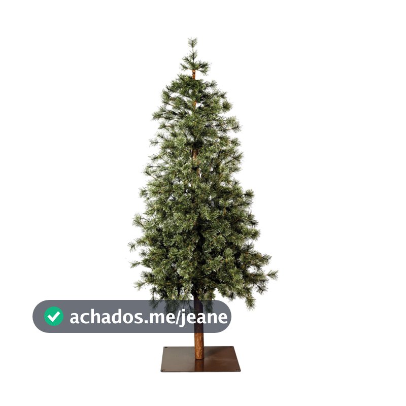 Árvore de Natal 210cm Pinheiro Belga 408 Galhos Rústico Pé de Ferro Decoracao Natalina Premium