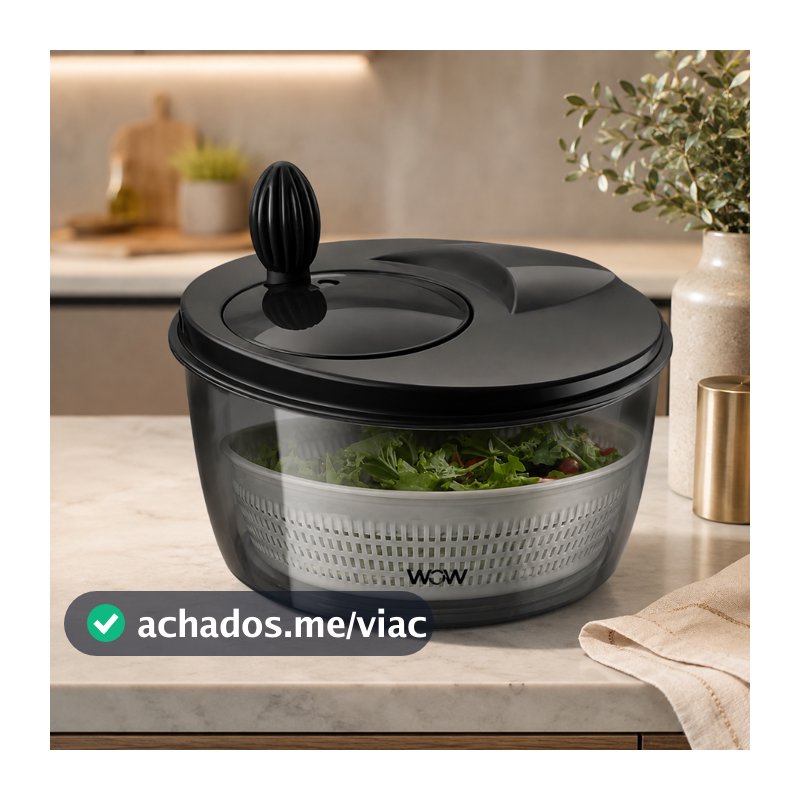 Centrífuga De Salada Secador Verduras  Manual 4l
