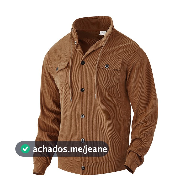 Outono inverno jaqueta masculina veludo lapela jaqueta novo estilo americano Retro Multi-saco jaqueta de carga roupas ma