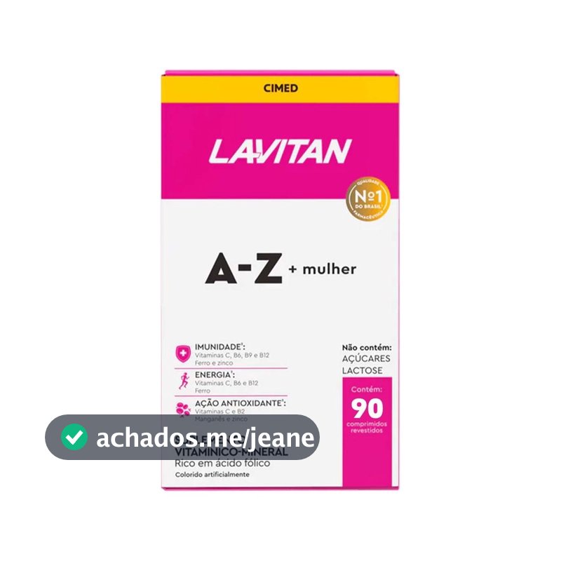 Lavitan Az Mulher 90 Comprimidos