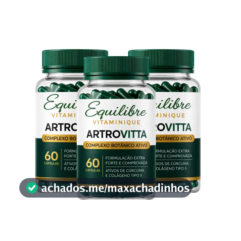 3 ArtroVitta | Suplemento Alimentar | Complexo Botânico Ativo | 60 Cápsulas