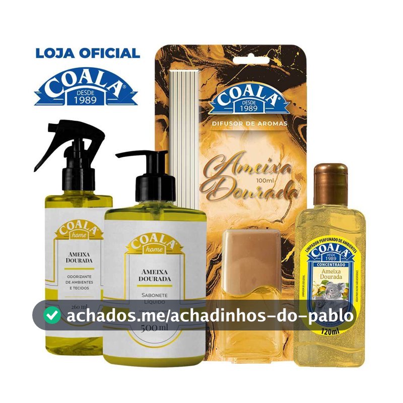 Kit Coala Home Ameixa Dourada
