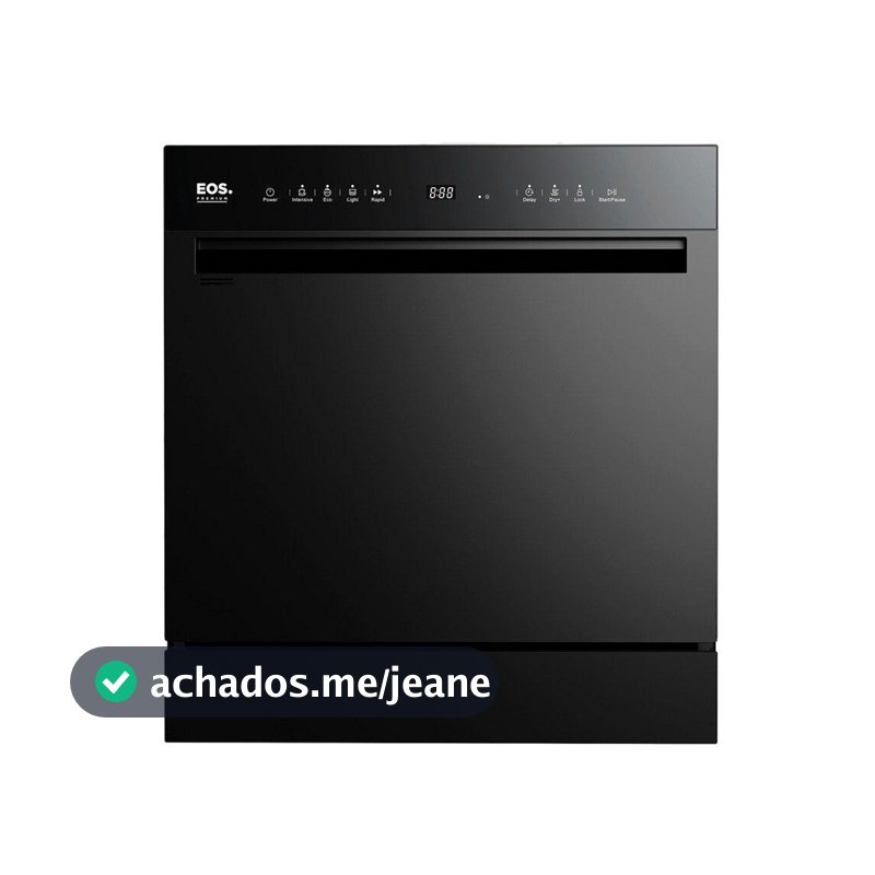 Lava-Louças EOS Premium 10 Serviços Preto ELL08P 110V