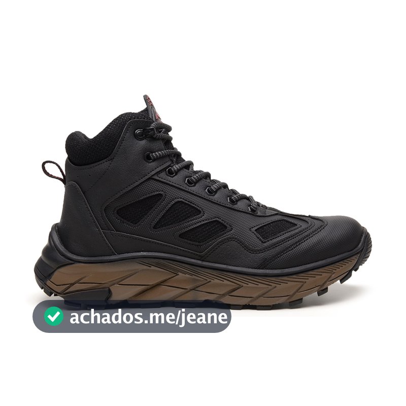 Bota Masculina Preta Cuturno Militar Masculino Botina Adventure Tênis Segurança Antiderrapante West