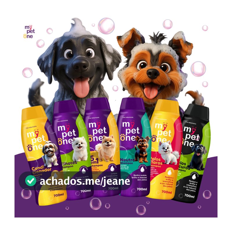 Shampoo e Condicionador Premium 700 mL Cães e Gatos Mypetone