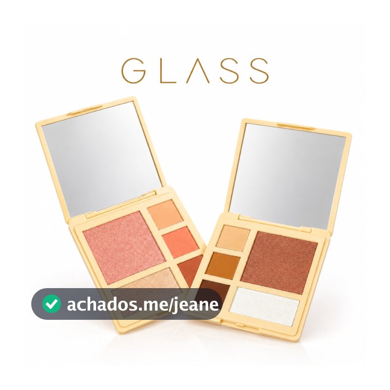 Paleta Glam Selection Glass Ruby Rose – Blush, Iluminador e Sombra