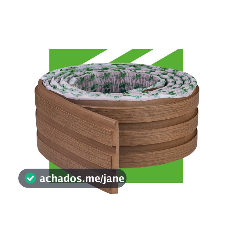 Painel Ripado Laminado Autocolante Cor Cinamomo Linha Madeto Meu Rodapé | Envio FULL