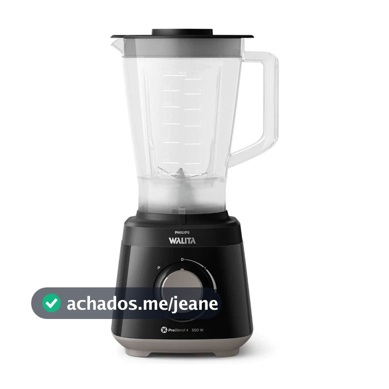 Liquidificador Walita Daily RI2110 550W 2 Velocidades Philips