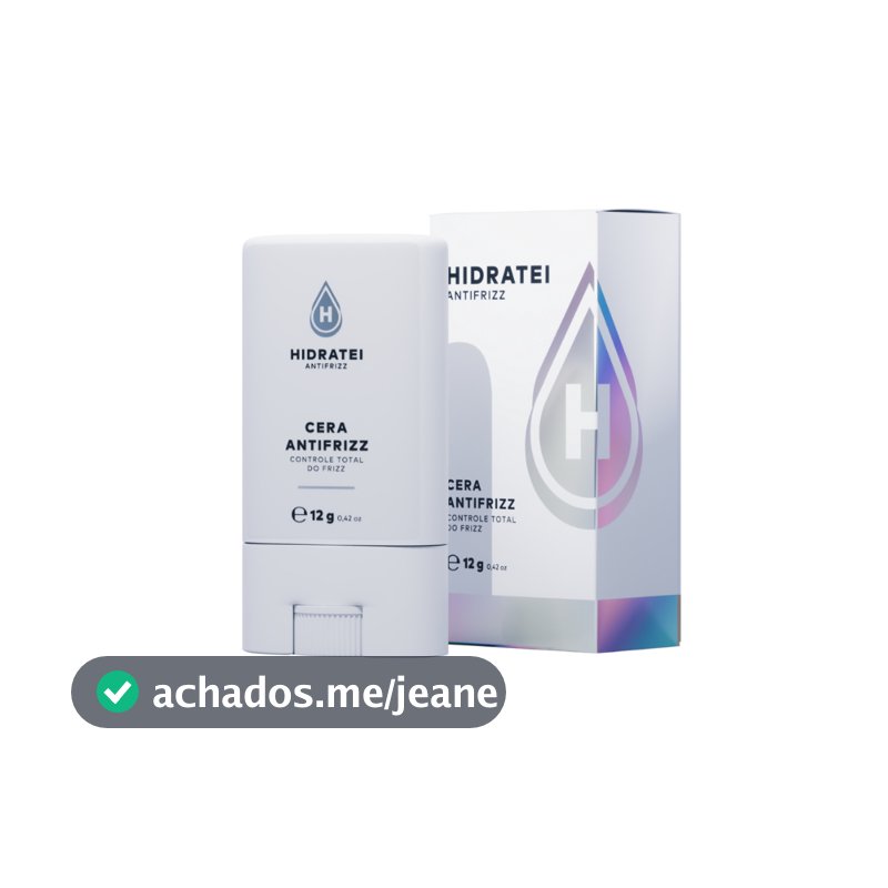 Cera Antifrizz Hidratei 12g Controle Absoluto Frizz Baby Hair Finalização Capilar