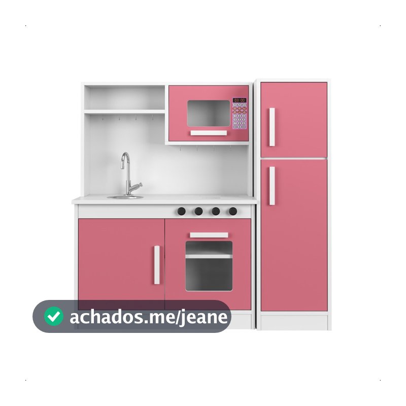 Mini Cozinha Infantil Completa Charme Com Forno E Micro-ondas Com ou Sem Geladeira  - GB Móveis