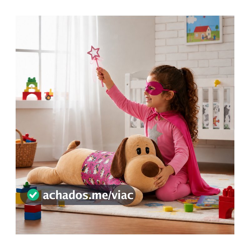 Xuxão Dog Gigante 1,10m Super Macio Para Dormir