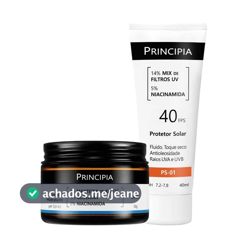 Principia Kit Dia a Dia Hidratação e Proteção CH-01 + PS-01 FPS 40