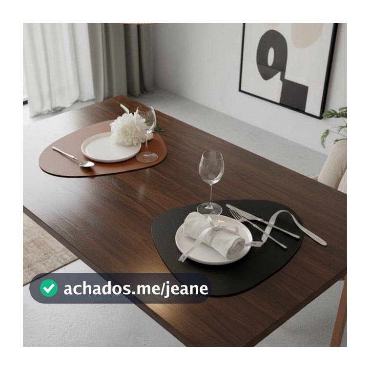 Jogo Americano Sousplat De Mesa em Sintético