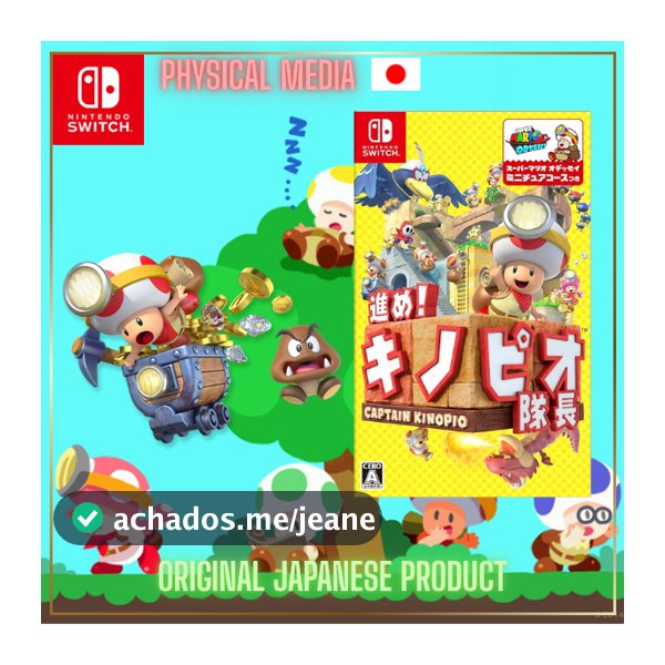 🍄 Captain Toad: Treasure Tracker (Nintendo Switch) - Edição Japonesa 🇯🇵📦