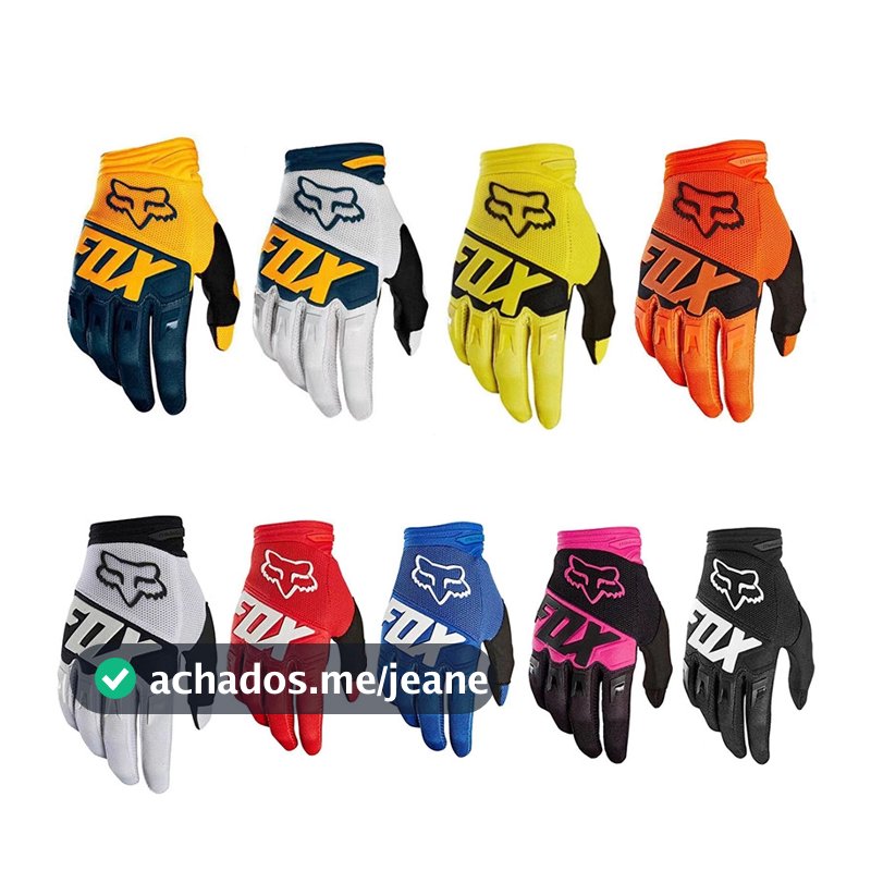 Luvas de Motocross FOX Dirtpaw para Corridas de Montanha em 9 Cores