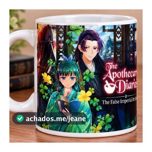 Caneca Personalizada Diário de Uma Apotecária 325ml + Caixa Envios Hoje
