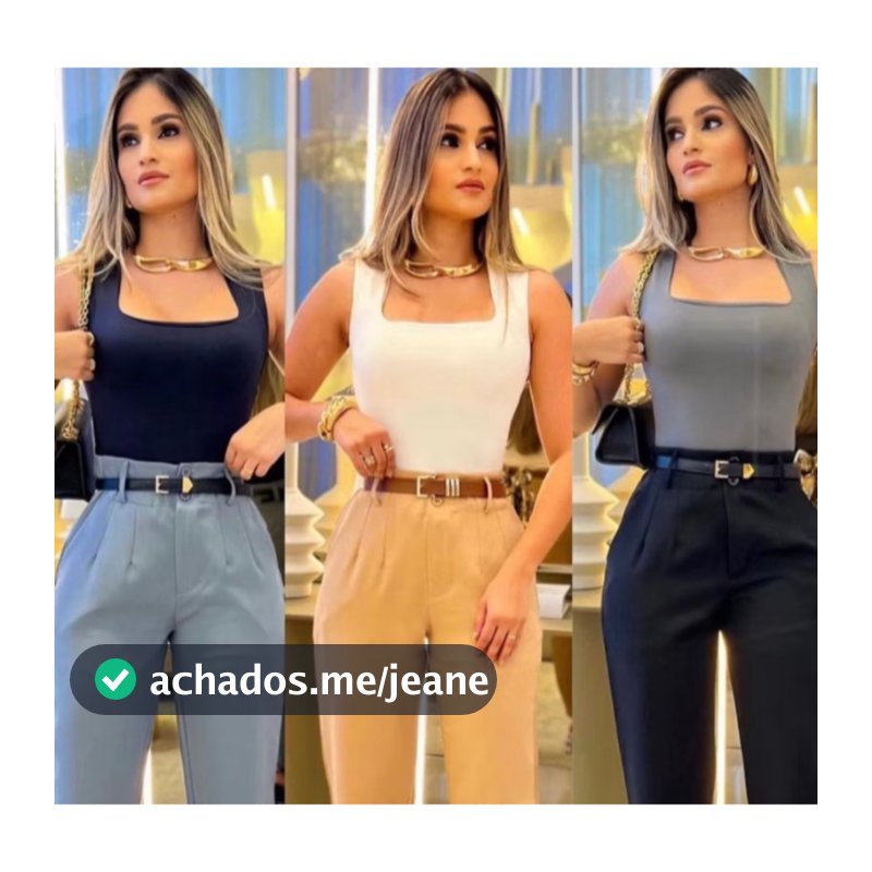Body Feminino Regata Alça Larga Decote Quadrado Suplex Tecido Duplo - Elegância e Conforto Tendencia