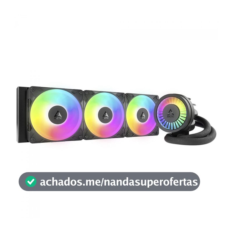 Water Cooler Arctic Liquid Freezer III Pro 360, ARGB, 360mm, Intel-AMD, Preto, ACFRE00184A