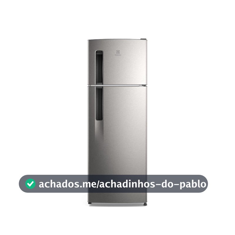 Geladeira Electrolux Frost Free 320L Duplex Inox Look (TF38S)